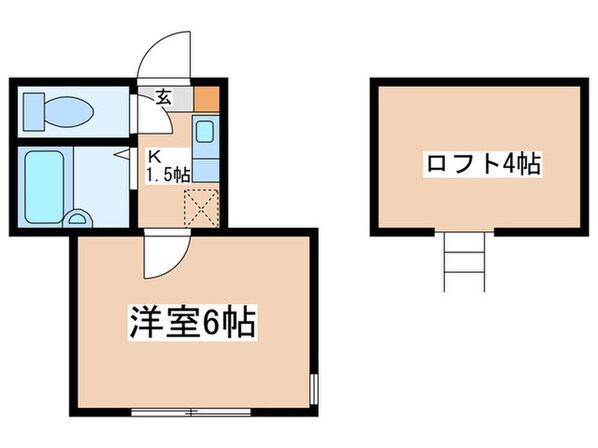 パル東橋本の物件間取画像